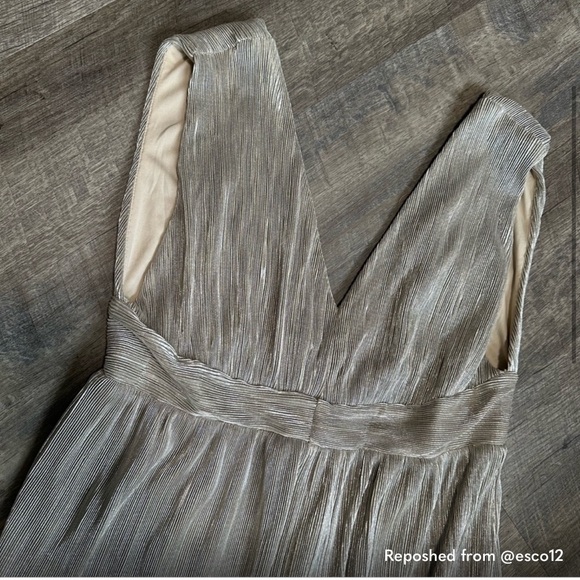 LULUS Metallic Sparkly Jumpsuit - Picture 4 of 6